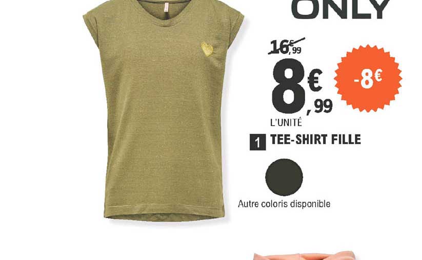 tee-shirt fille only