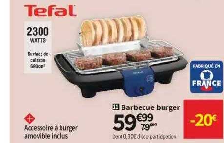 Tefal Barbecue Burger