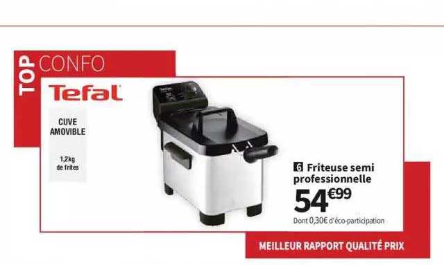Tefal Friteuse Semi Professionnelle