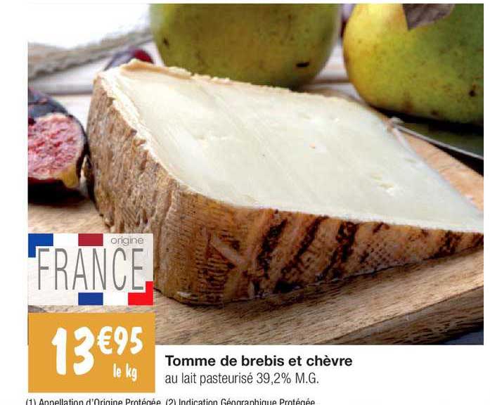 Tomme De Brebis Et Chèvre