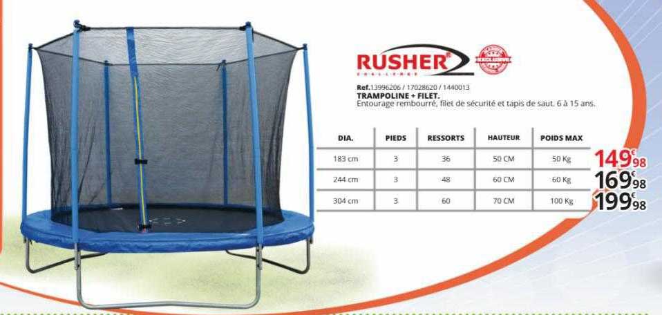 trampoline + filet rusher