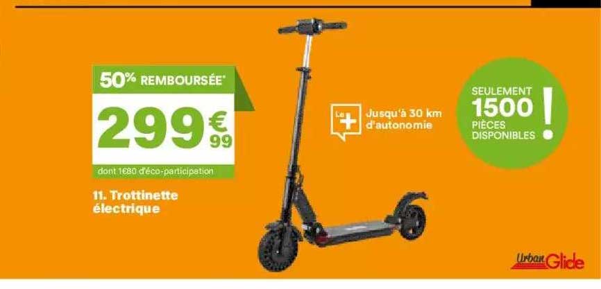 trottinette électrique urban glide