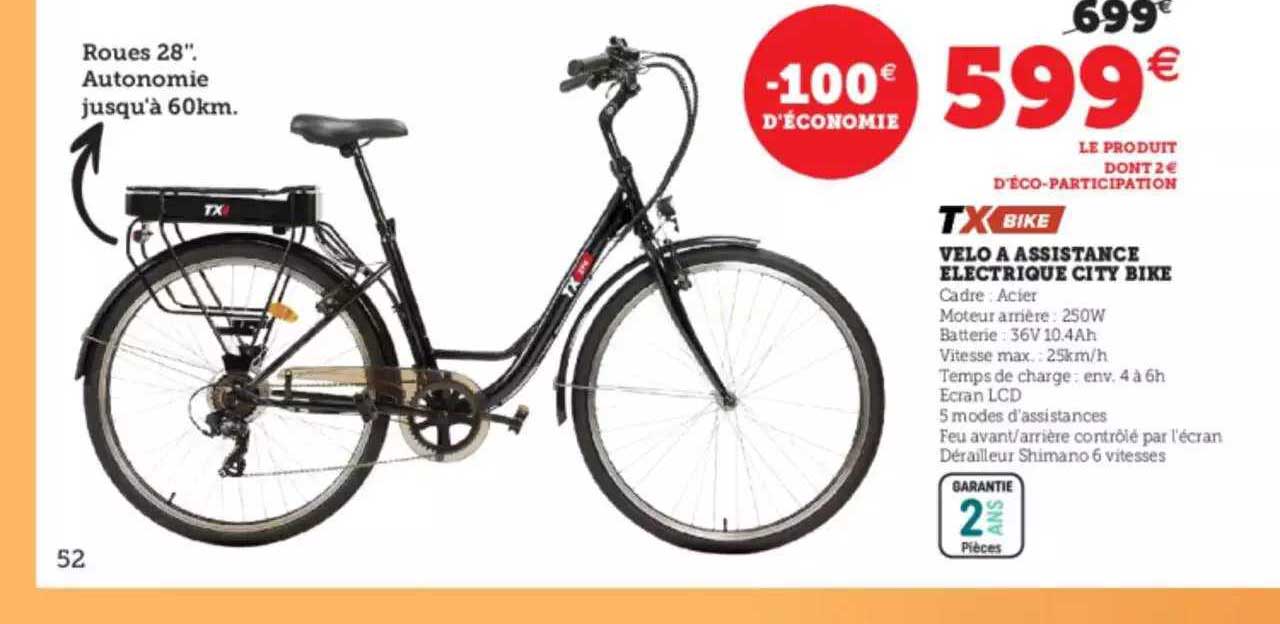 vélo à assistance électrique city bike