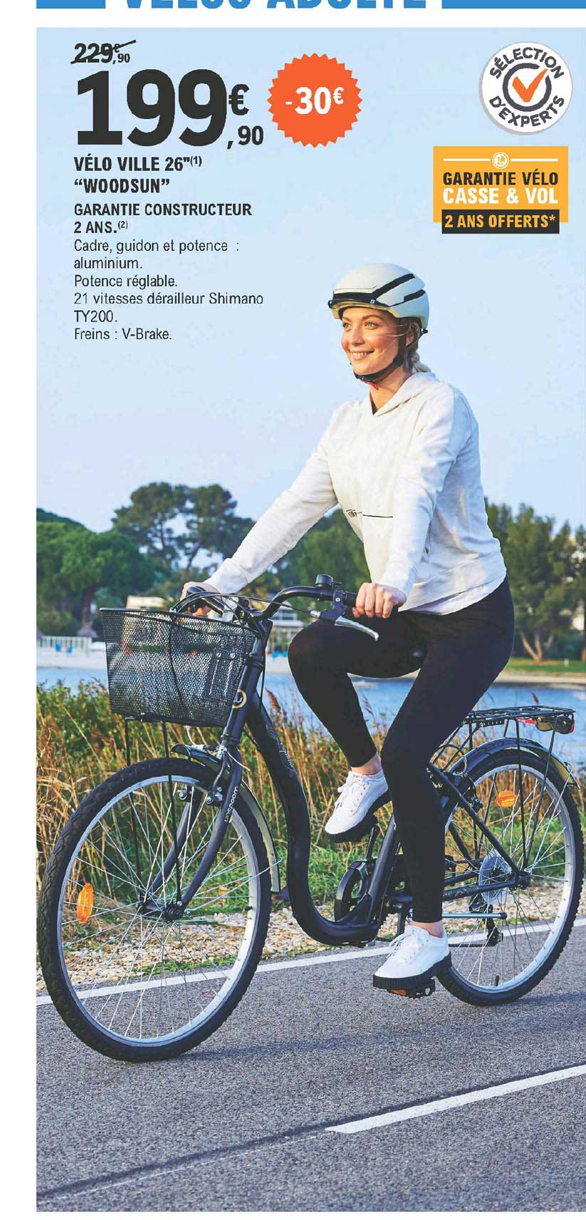 vélo ville 26" woodsun