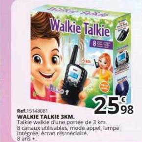 walkie talkie 3km
