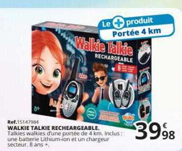 walkie talkie rechargeable