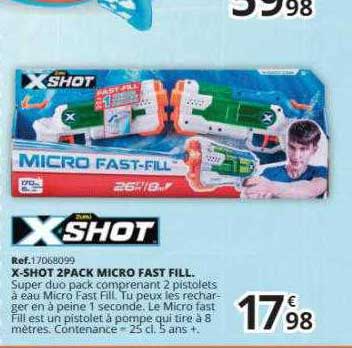 x-short 2 pack micro fast fill