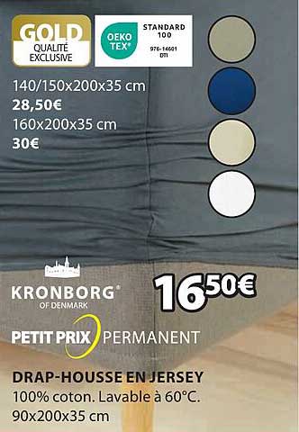 drap-housse en jersey kronborg