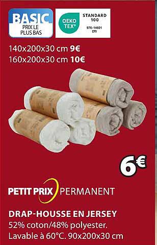 drap-housse en jersey