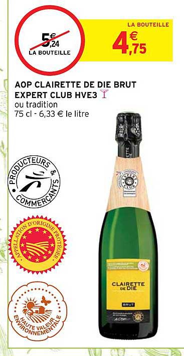 aop clairette de die brut expert club hve3