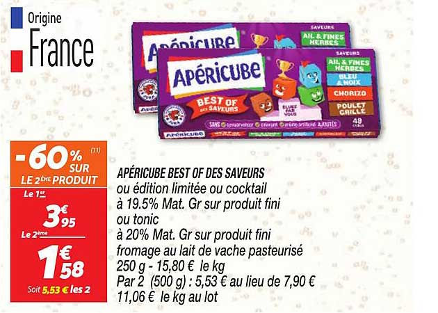 Apéricube Best Of Des Saveurs