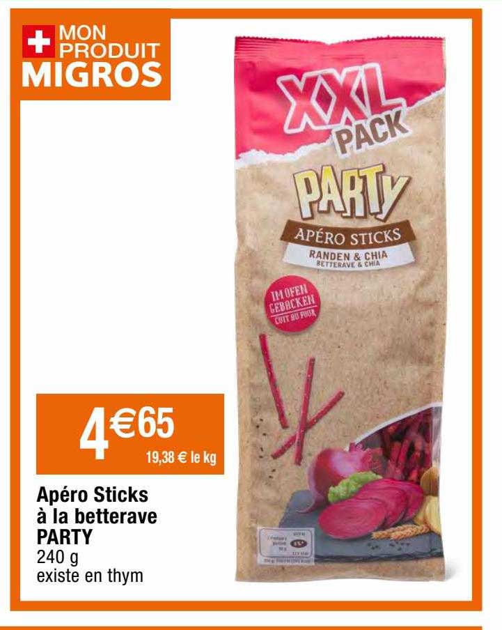 Apéro Sticks à La Betterave Party