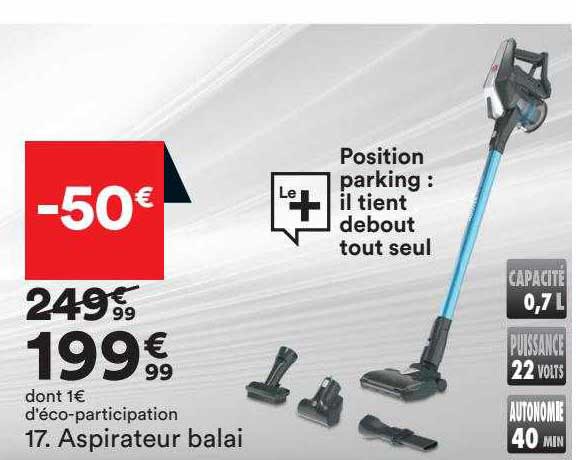 Aspirateur Balai