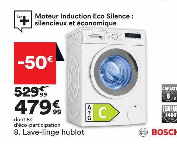 bosch lave-linge hublot