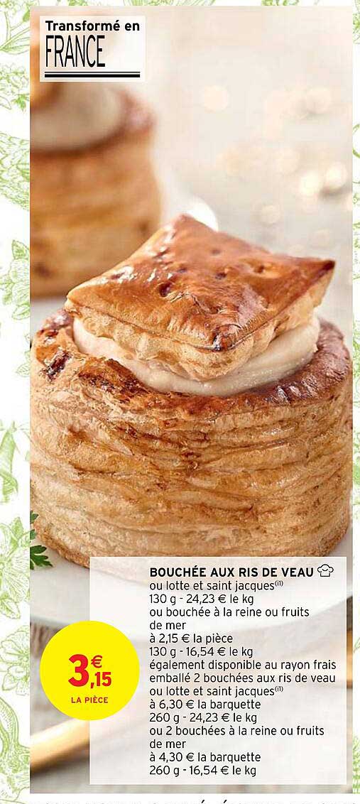 bouchée aux ris de veau