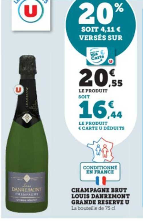 champagne brut louis danremont grande réserve u