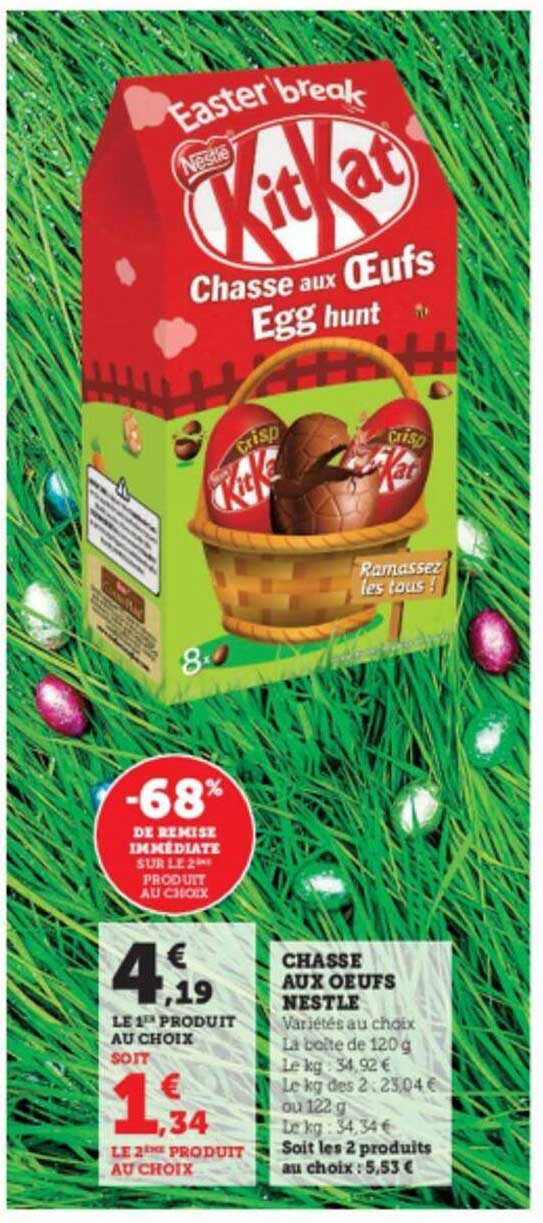 chasse aux œufs nestlé