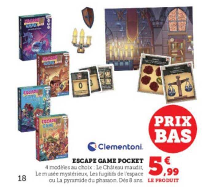 clementoni escape game pocket