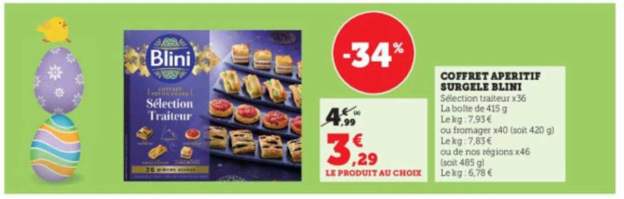 Coffret Apéritif Surgelé Blini