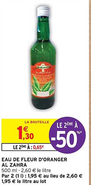 Eau De Fleur D'oranger Al Zahra