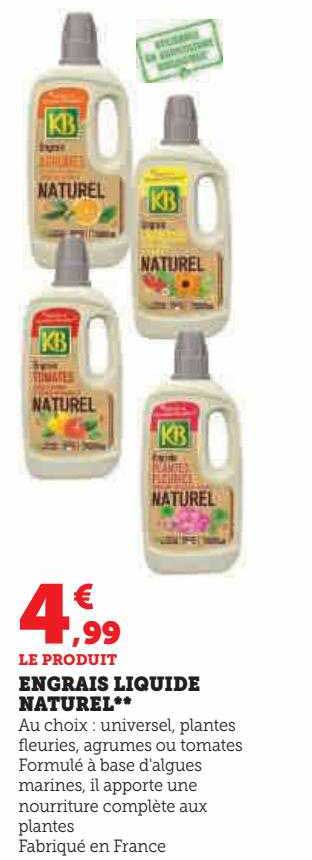 Engrais Liquide Naturel