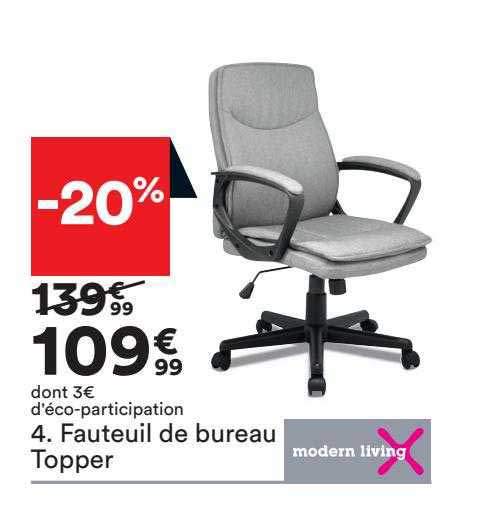 fauteuil de bureau topper modern living
