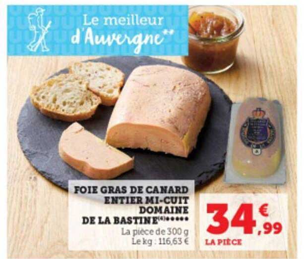 foie gras de canard entier mi-cuit domaine de la bastine