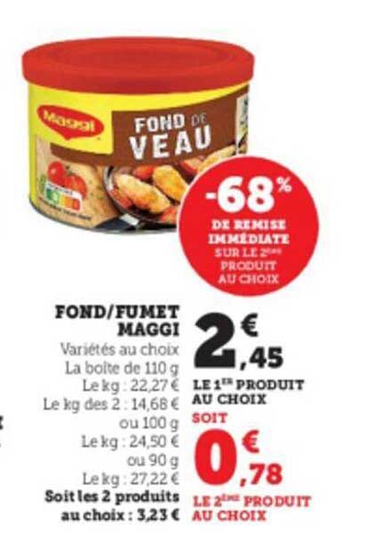 fond ou fumet maggi