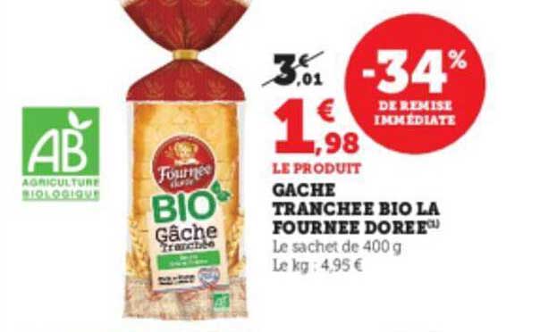 gache tranchée bio la fournée dorée