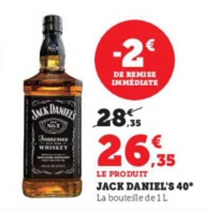 jack daniel's 40°