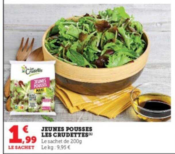 jeunes pousses les crudettes