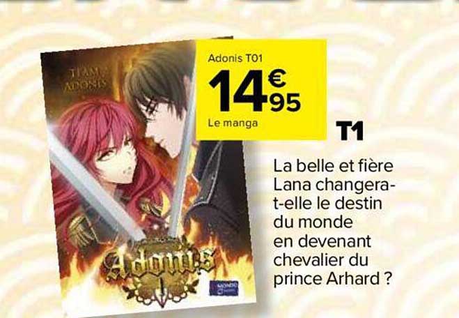 le manga adonis t01