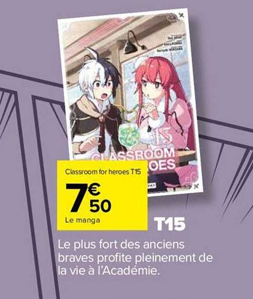 le manga classroom for heroes t15