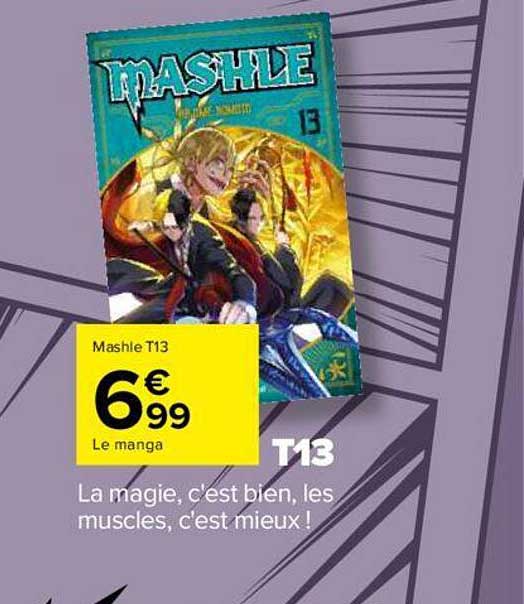 le manga mashle t13