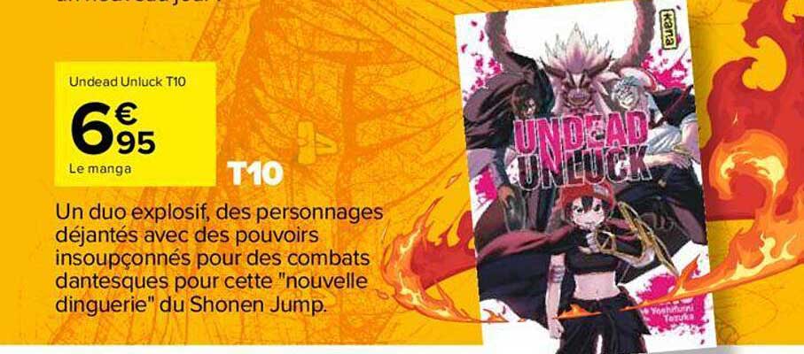 le manga undead unluck t10