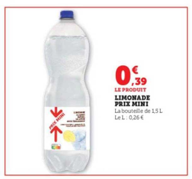 limonade prix mini
