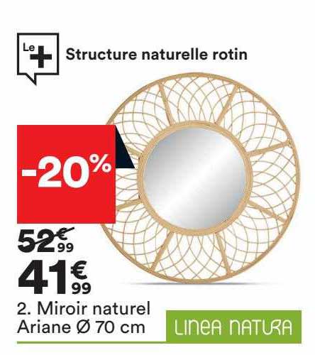 linea natura miroir naturel ariane