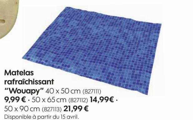 Matelas Rafraîchissant "wouapy"