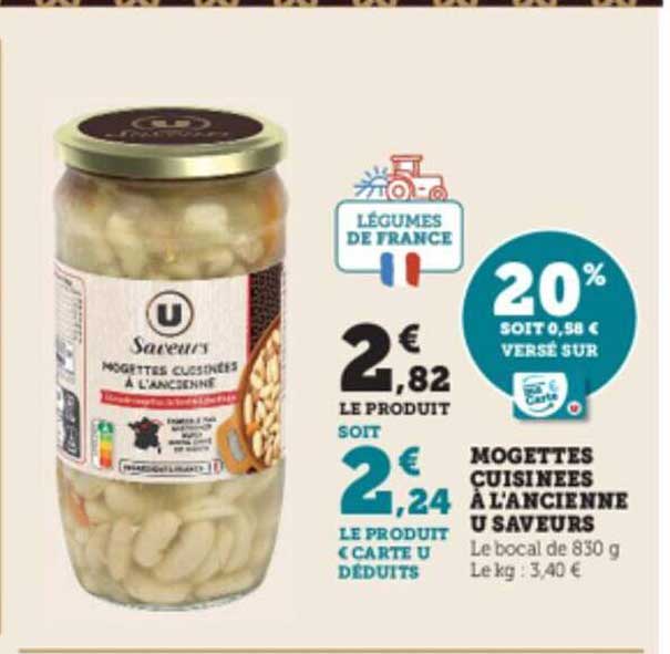 mogettes cuisinées à l'ancienne u saveurs