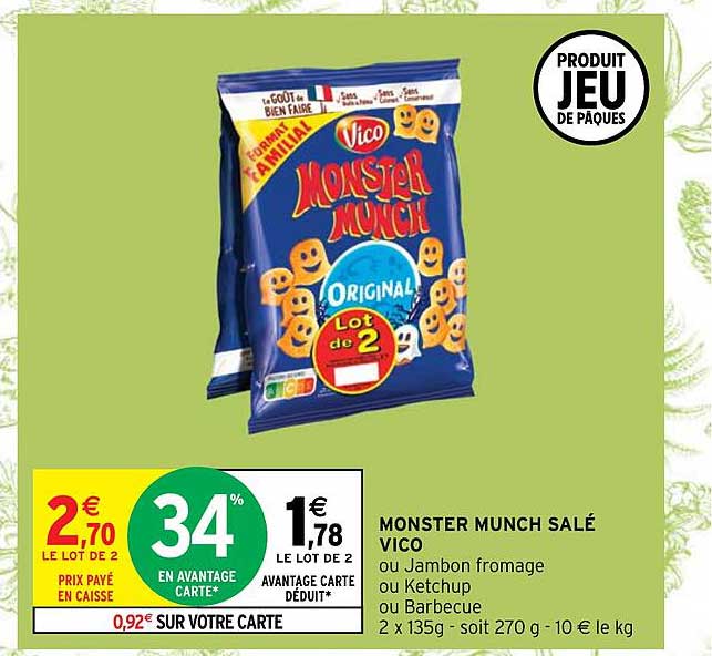 Monster Munch Salé Vico