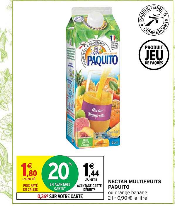 Nectar Multifruits Paquito