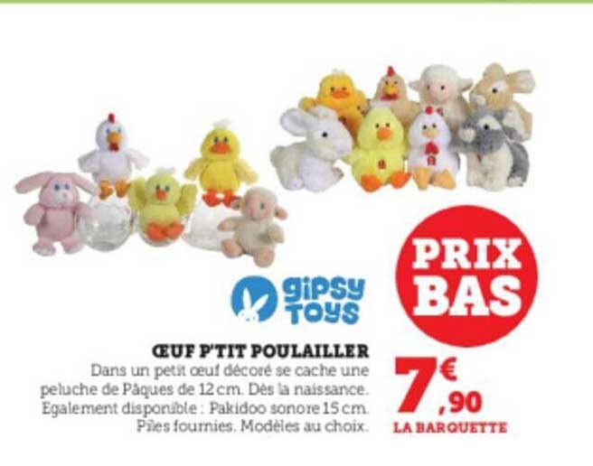 Oeuf P'tit Poulailler Gipsy Toys