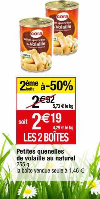 petites quenelles de volaile au naturel