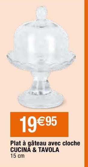 plat à gâteau avec cloche cucina & tavola
