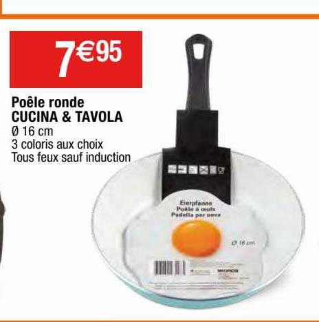 poêle ronde cucina & tavola