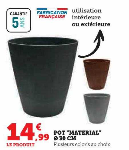 pot material ø 30 cm