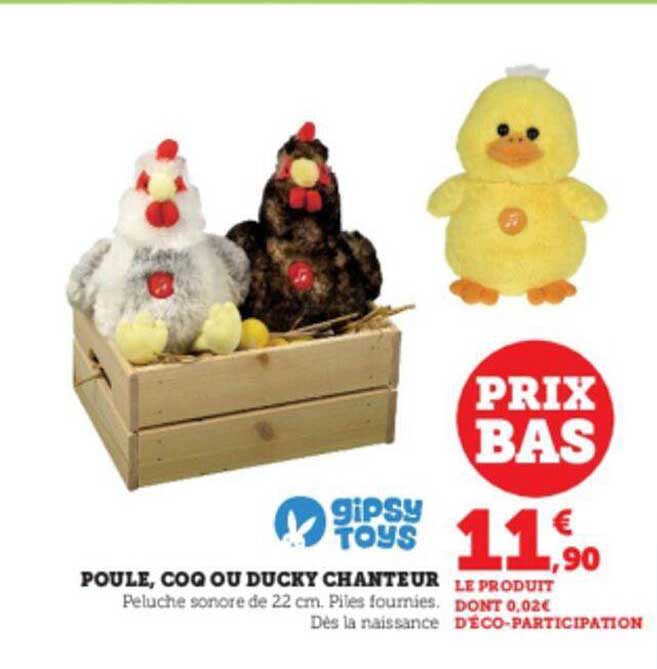 poule, coq ou ducky chanteur