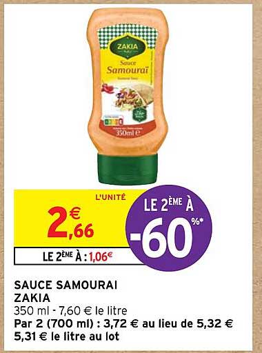 sauce samourai zakia