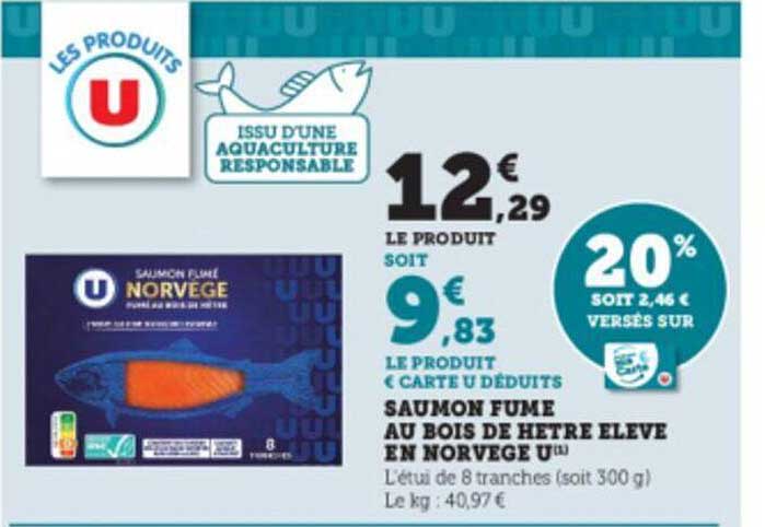 Saumon Fumé Au Bois De Hêtre élevé En Norvège U