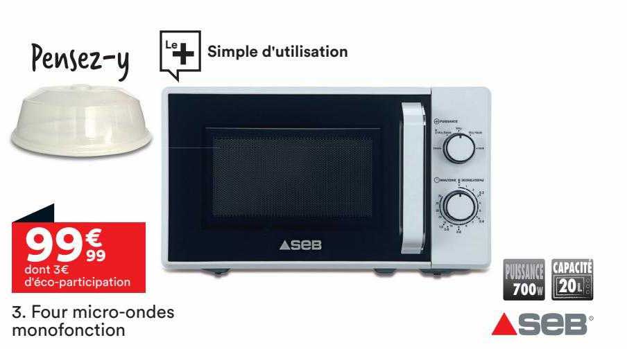seb four micro-ondes monofonction